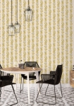 Lemon Stripe beige - tapet - 10.00x0.53m - fra GALERIE