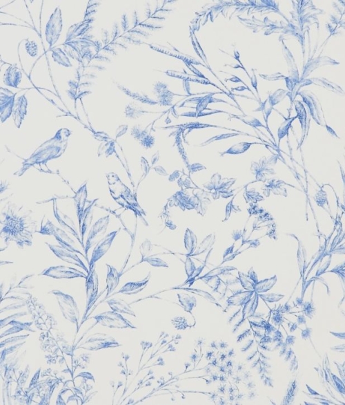 Fern Toile bluebell - tapet - 10x0,52 m - fra Ralph Lauren 