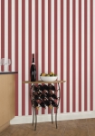 Awning Stripe rød - tapet - 10.00x0.53m - fra GALERIE