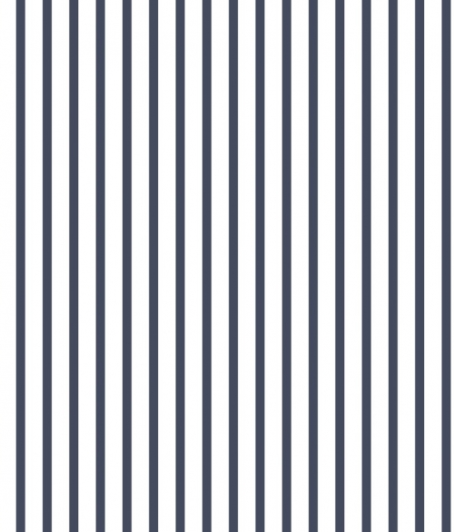 Breton Stripe blå - tapet - 10.00x0.53m - fra GALERIE