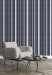 Casual Stripe blå - tapet - 10.00x0.53m - fra GALERIE