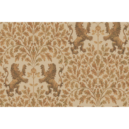 Boscobel Oak guld/beige - tapet - 10x0,52 m - fra Cole & Son