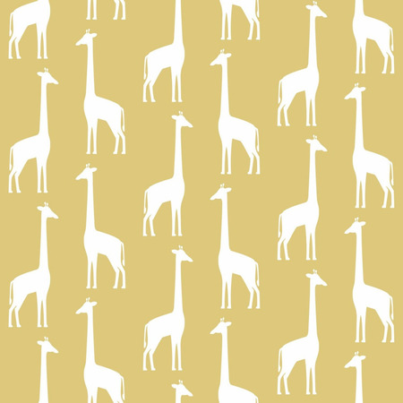 Giraffes gul - tapet - 10,05x0,53 m - fra ESTA HOME