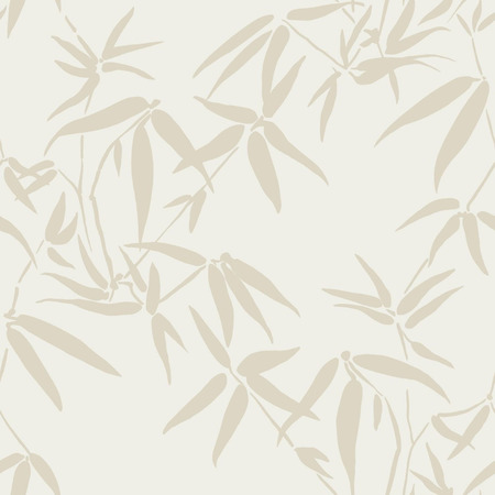 Bamboo leaves beige - tapet - 10,05x0,53 m - fra ESTA HOME