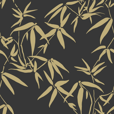 Bamboo leaves sort - tapet - 10,05x0,53 m - fra ESTA HOME