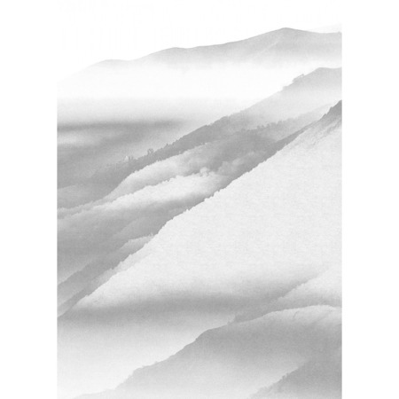 White Noise Mountain - fototapet - 2,8x2 m - fra Tapetcompagniet