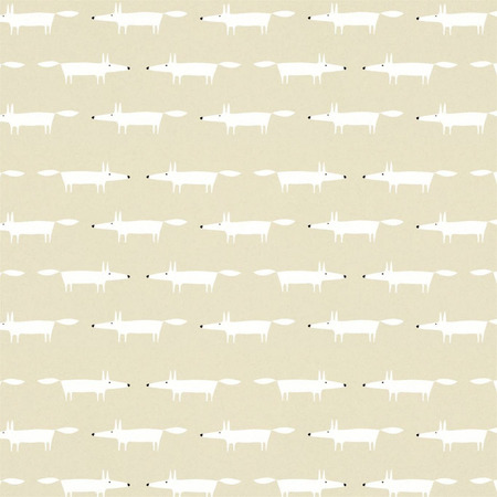 Little Fox Beige - tapet - 10,05x0,52 m - fra Scion