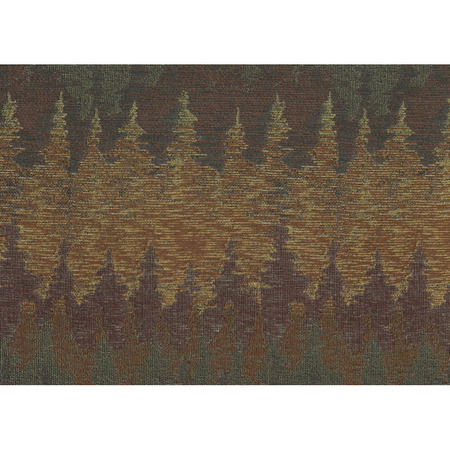 Alps Brun/orange og grøn - tapet - 10,05x1 m - fra Missoni Home