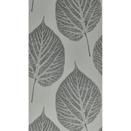 Leaf silver - tapet - 10.05x0.52m - fra Harlequin