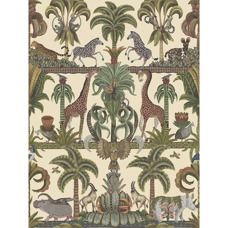 Afrika Kingdom creme - tapet - 10.00x0.685m - fra Cole & Son