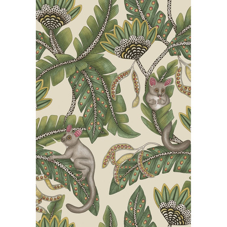 Bush Baby beige - tapet - 10.00x0.52m - fra Cole & Son