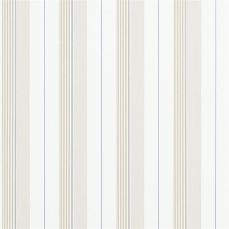 Aiden Stripe natural/blå - tapet - 10x0.52m - fra Ralph Lauren