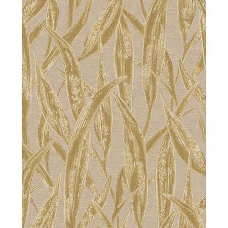 Waterfront 300801 beige/guld - tapet - 10x0.52m - fra Eijffinger