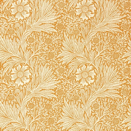 Marigold orange - tapet - 10.05x0.52m - fra Morris & Co.