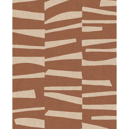 Twist brun/terracotta 318026 - tapet - 10x0.52m - fra Eijffinger