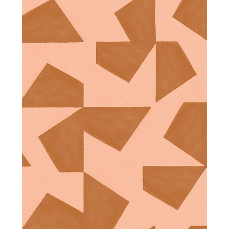 Twist pink/terracotta 318041 - tapet - 10x0.52m - fra Eijffinger