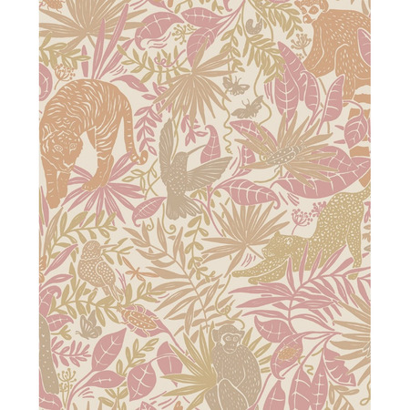 Explore pink/beige 323022 - tapet - 10x0.52m - fra Eijffinger