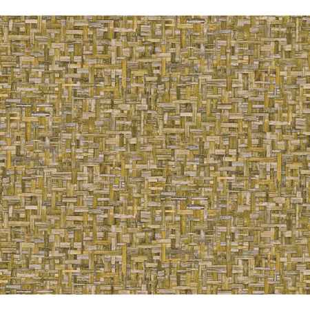 Jungle Chic 377064 beige/gul - tapet - 10.05x0.53m - fra Architects Paper