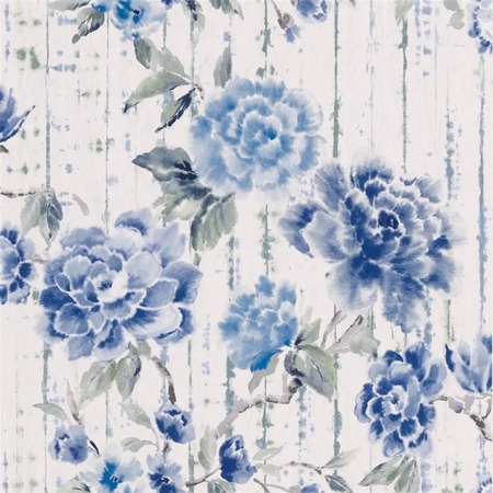 Kyoto Flower cobalt - tapet - 10x0,52 m - fra Designers Guild