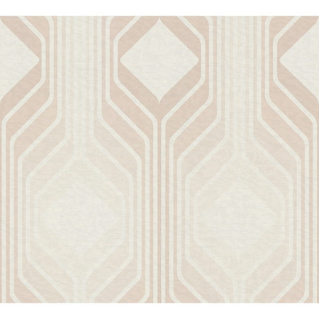 Diamond beige/creme - tapet - 8.50x0.53m - fra Tapetcompagniet