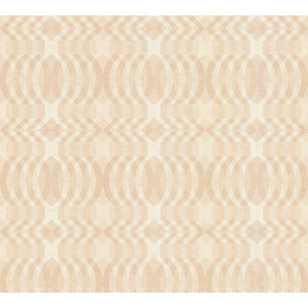 Retro Cirkler beige/creme - tapet - 8.50x0.53m - fra Tapetcompagniet