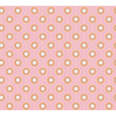 Scaly Pattern pink/orange - tapet - 8.50x0.53m - fra Tapetcompagniet