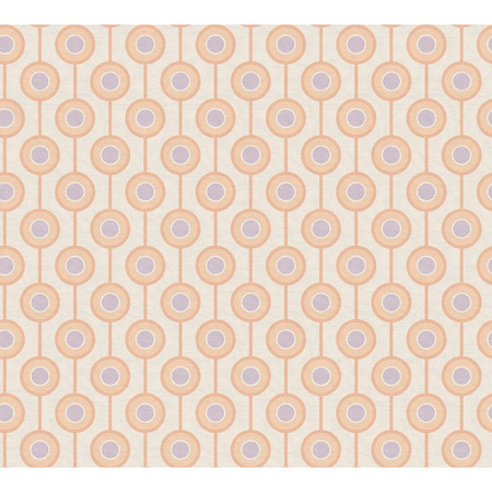 Scaly Pattern lilla/creme/orange - tapet - 8.50x0.53m - fra Tapetcompagniet