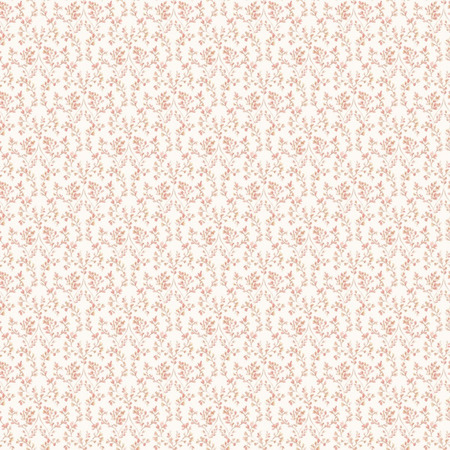 Ogee Floral rosa - tapet - 10.00x0.53m - fra GALERIE