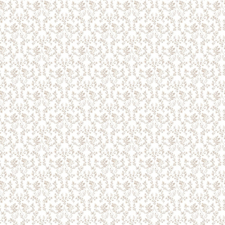 Ogee Floral beige - tapet - 10.00x0.53m - fra GALERIE