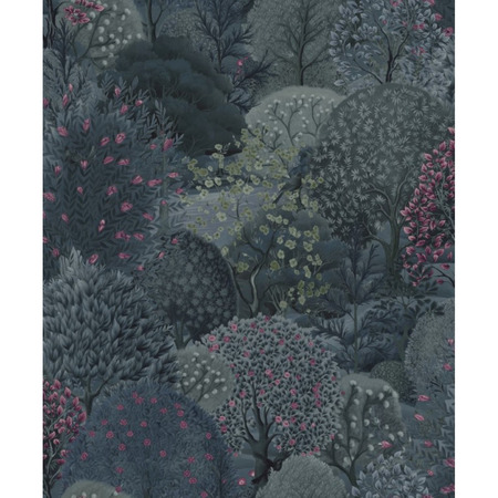 Arboretum Navy Berry - tapet - 10.05x0.53m - fra Holden Decor