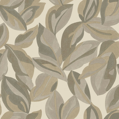 Nicolai Leaf Beige - tapet - 10.05x0.53m - fra Holden Decor