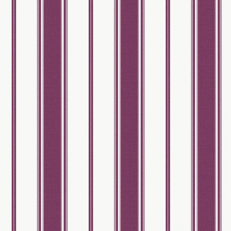 Heritage Stripe mørk lilla - tapet - 10.00x0.53m - fra GALERIE