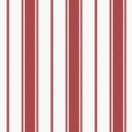 Heritage Stripe rød - tapet - 10.00x0.53m - fra GALERIE