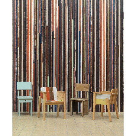 Planker brun - tapet - 9x0,48 m - fra PIET HEIN EEK