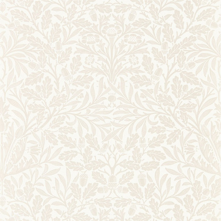 Pure blade beige - tapet - 10x0,52 m - fra Morris & Co.