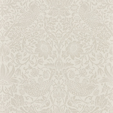 Pure brun/beige - tapet - 10x0,52 m - fra Morris & Co.