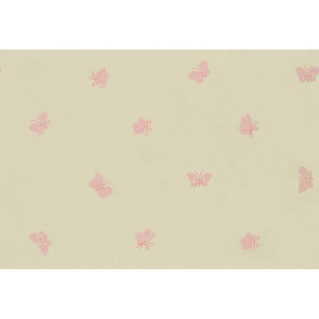 Whimsical butterfly beige gullig - tapet - 10x0,52 m - fra Cole & Son