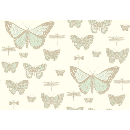 Whimsical butterfly hvid  - tapet - 10x0,52 m - fra Cole & Son