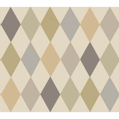 Whimsical trekanter beige - tapet - 10x0,52 m - fra Cole & Son