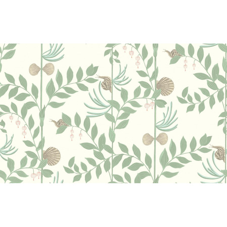 Whimsical grønne blade beige baggrund - tapet - 10x0,52 m - fra Cole & Son