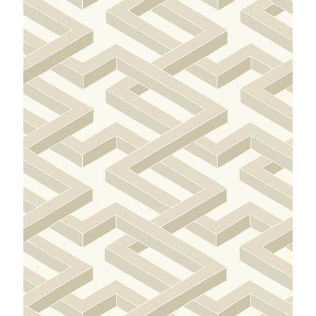 Geometric II beige - tapet - 10x0,52 m - fra Cole & Son