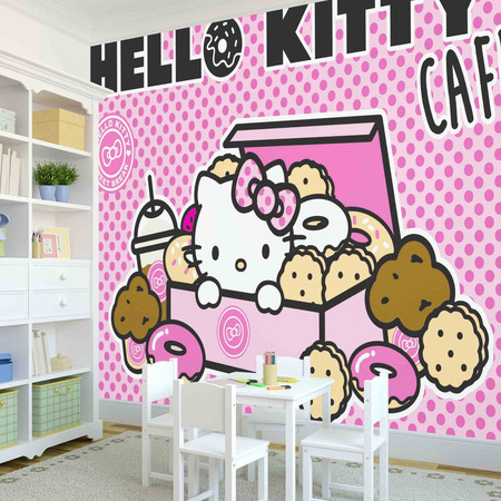 Hello Kitty Cafe - fototapet - 219x312 cm - fra Komar