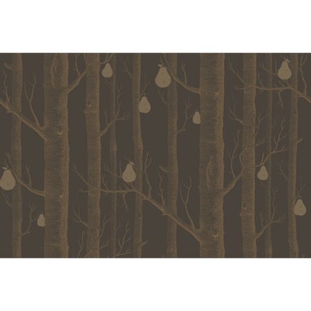 Woods & Pears sort - tapet - 10x0,53 m - fra Cole & Son