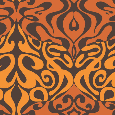 New Contemporary Two gul/orange - tapet - 10x0,52 m - fra Cole & Son