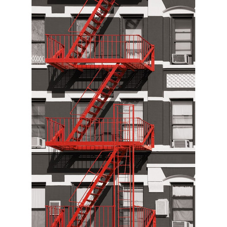 Fire Escape - fototapet - 254x183 cm - fra Wizard and Genius