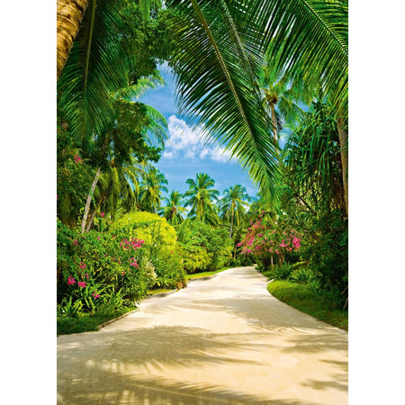 Tropical Pathway - fototapet - 254x183 cm - fra Wizard and Genius