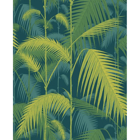 Palm Jungle green/blue - tapet - 10x0,52 m - fra Cole & Son