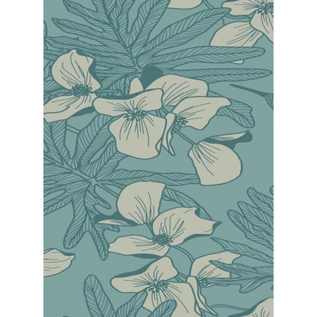 Hummingbird Seafoam - tapet - 10x0,52 m - fra 1838