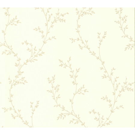 Milton Beige Blomst - tapet - 10,05x0,52 m - fra 1838