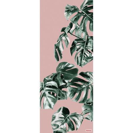 Monstera Rosé Panel - fototapet - 250x100 cm - fra Komar